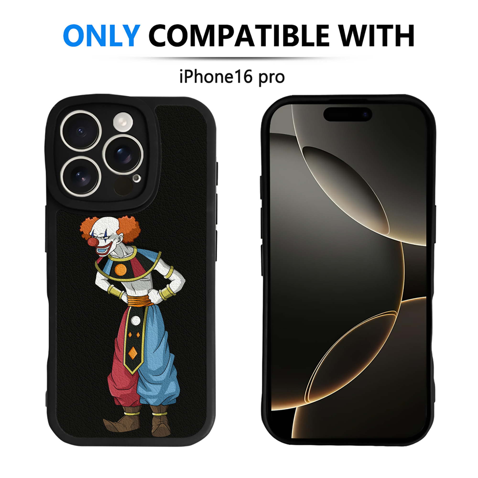 （画像用） ドラゴンボール DRAGON BALL 【iPhone 16シリーズ対応】シリコンスマホケース（レザー調） 材質：シリコン